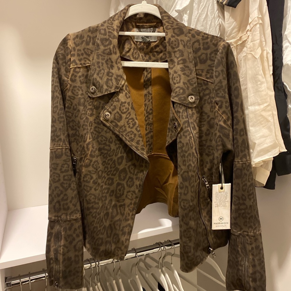 Anthropologie suede jacket